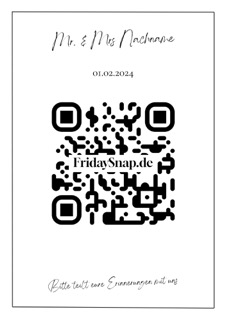 QR-Code Vorlage 5 Schwarz-Weiss